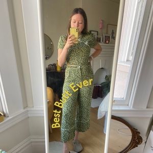 Afends Women Green Matching Set